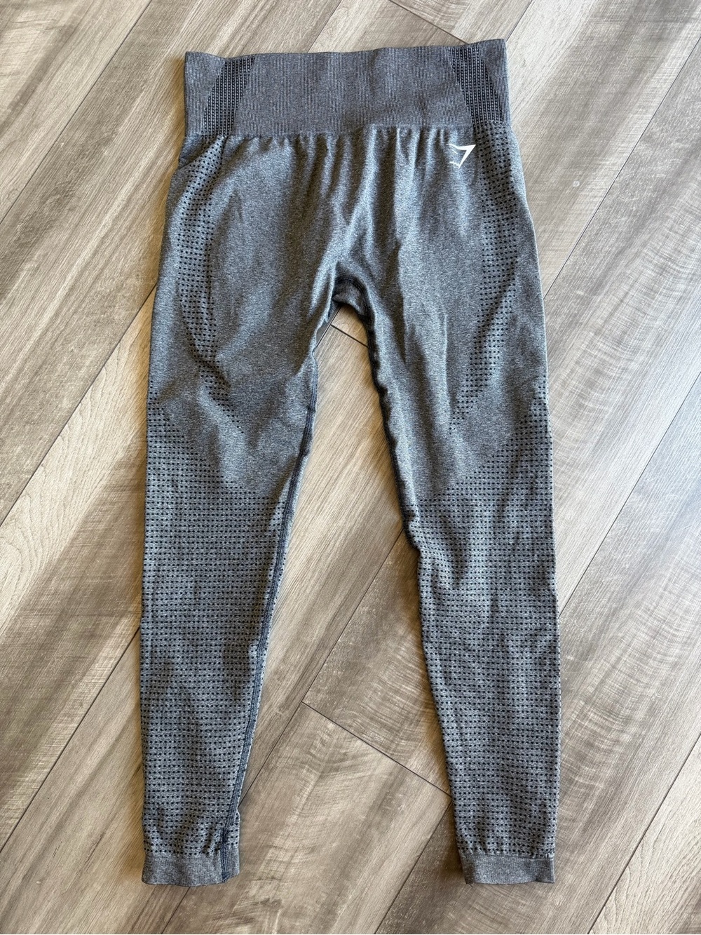 Gymshark Vital Seamless 2.0 Leggings in Charcoal Marl Womens Sz L Activewear